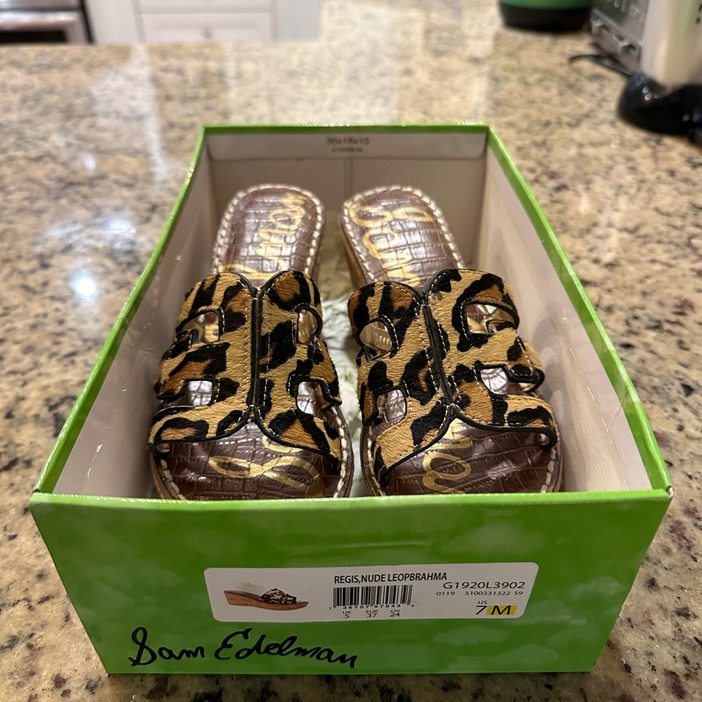 Sam Edelman Leopard Wedge